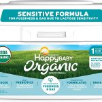 Happy Baby Organics Infant Formula Milk Based Powder packaging may vary, Stage 1 Sensitive, 21 Ounce